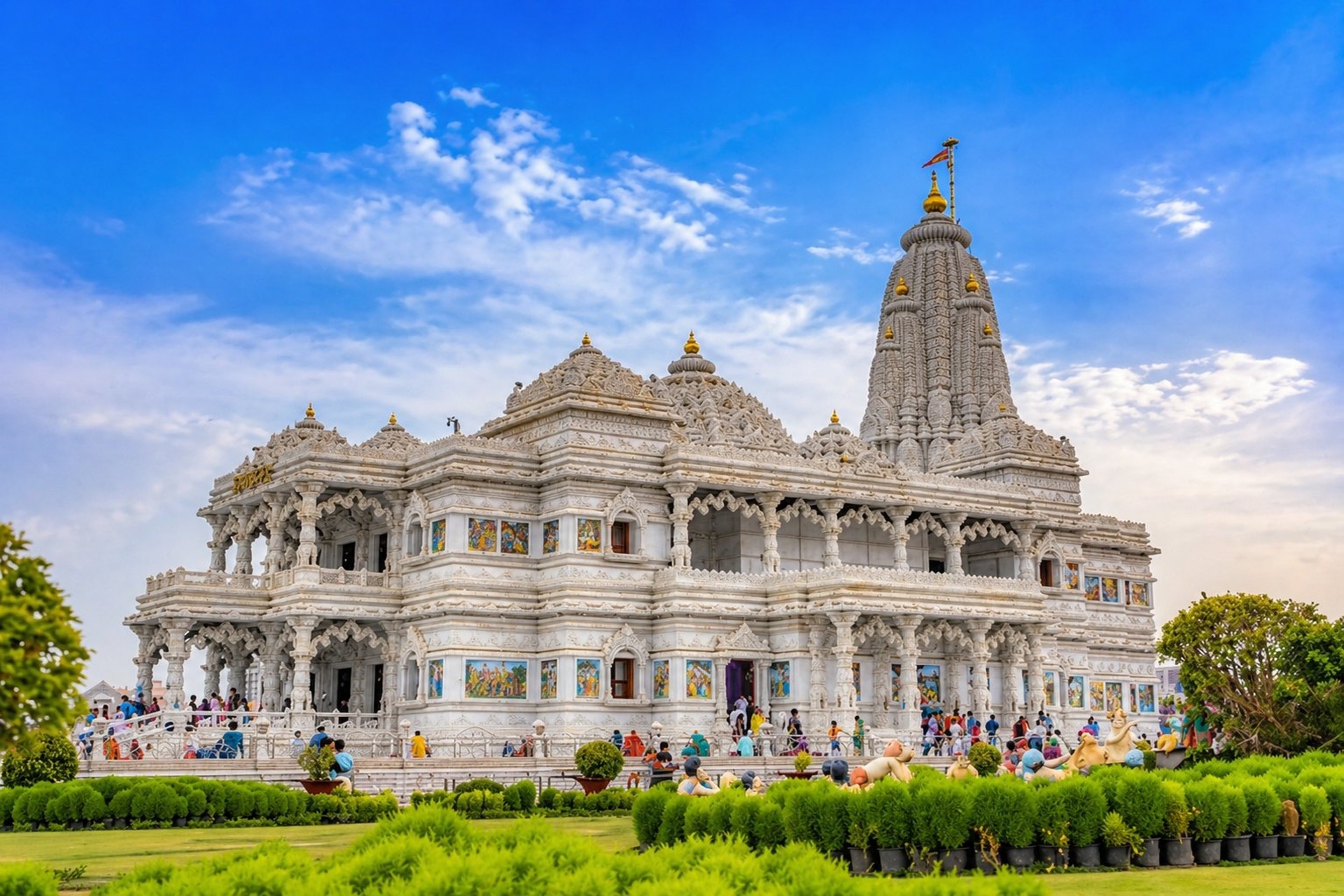 Prem Mandir by Day